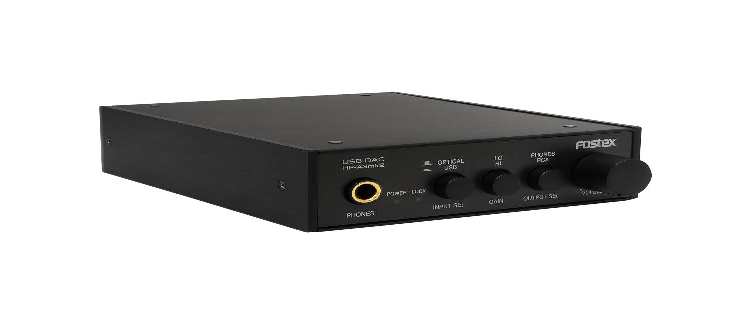 【単品】FOSTEX USB DAC ヘッドホンアンプ ライン/デジタル出力 32bit/192kHz ハイレゾ対応 HP-A3mk2