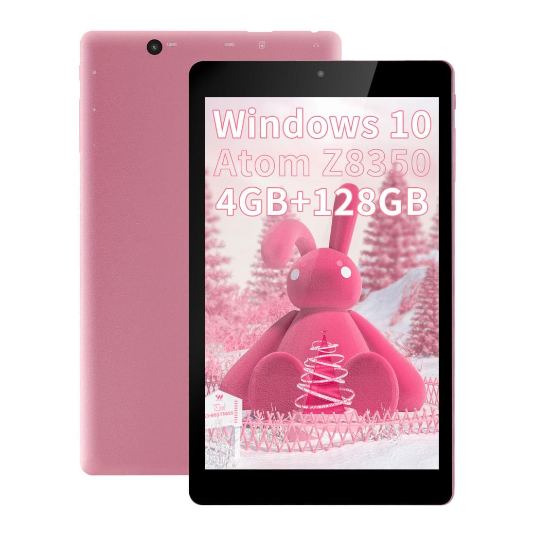 BINTEC 超軽量8インチタブレット/Win 10搭載/366g超軽量/前後デュアルカメラ/128GB EMMC/無線WIFI/Micro USB/ハイスペック性能Windowsタブレット