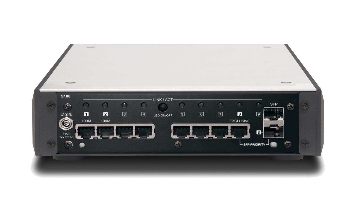 DELA ネットワークスイッチ S100/2 (シルバーモデル、S100/2-C-J)