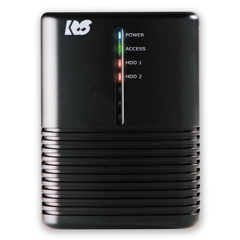 ラトックシステム USB3.0 RAIDケース (HDD2台用) ブラック RS-EC32-U3RZA