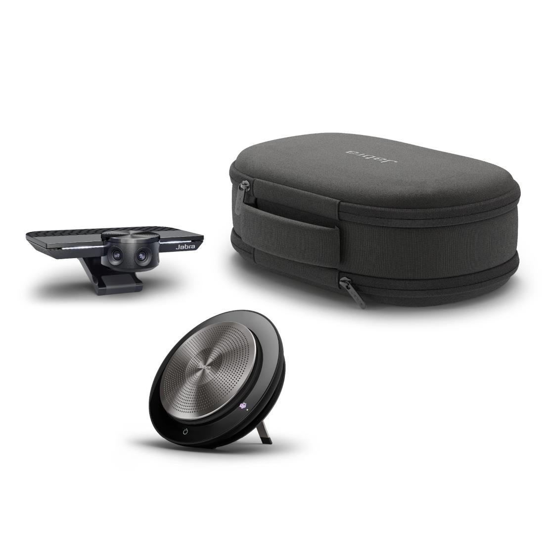 Jabra PanaCast Meet Anywhere ビデオ会議バンドル – 会議室カメラ 180°パノラマ-4Kビュー - Jabra Speak 750 会議スピーカーフォン MSチーム認定 Zoom対応 Google Meet