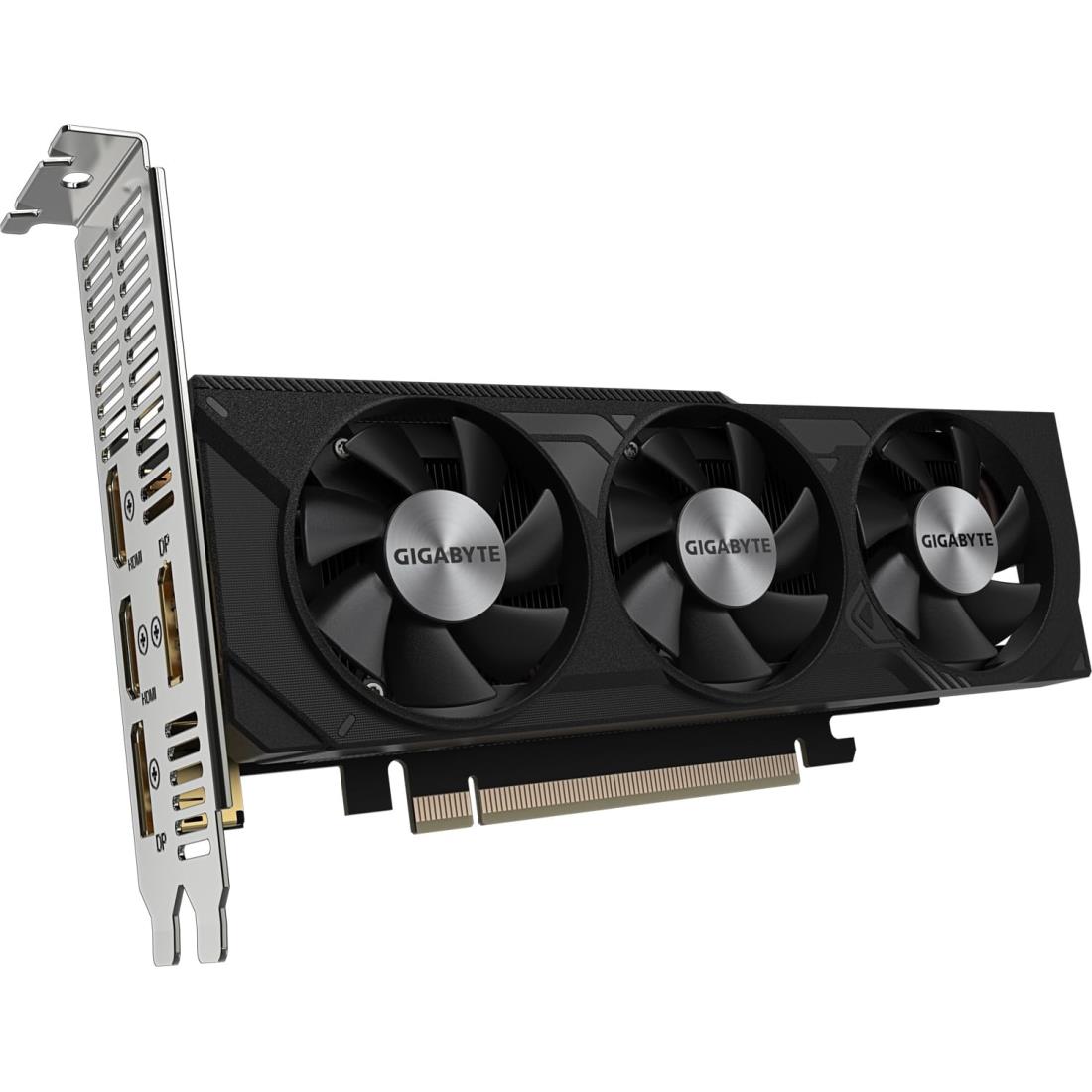 Gigabyte NVIDIA GeForce RTX 4060 OC ロープロファイルグラフィックカード - 8GB GDDR6 128ビット PCI-E 4.0 2475MHz コアクロック DP 1.4x2 HDMI 2.1a NVIDIA DLSS 3 - GV-N4060OC-8GL
