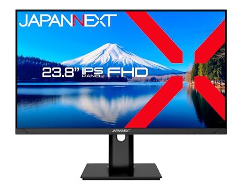 JAPANNEXT 23.8インチ IPSパネル搭載 フルHD(1920x1080)解像度 液晶モニター JN-IPS2382FHDR-HSP HDMI VGA HDR 高さ調整 ピボット機能搭載