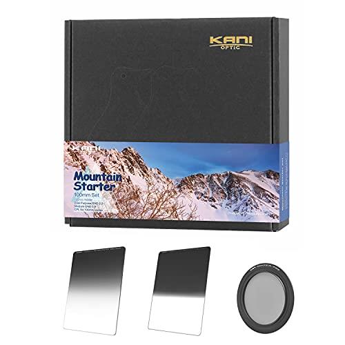 KANI 100mm幅 HT100 III マウンテンスターターセット 角型フィルターセット アダプターリング兼用CPL付属 アダプターリング付属 角型フィルター最大3枚装着 レンズ枠径82mm対応 収納ケース付属 808967のサムネイル
