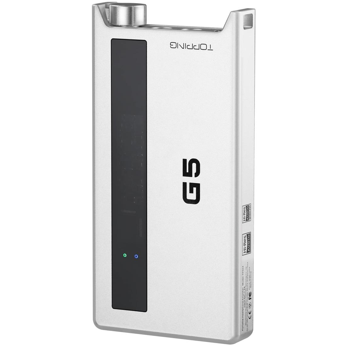 TOPPING G5 ES9068AS DAC Type-C ϥ쥾 ǥ ݡ֥ DAC & ӥȥ NFCA hpa USB+BT+AUX  USB ݡ  DSD512 &PCM768kHz 4.4mm&3.5mm إåɥե ݡ֥ ǥǥ إåɥե  ()