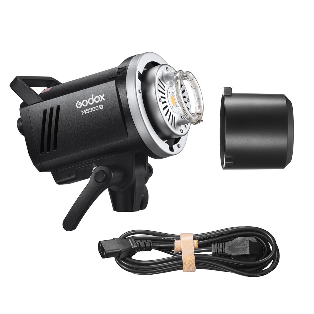 Godox MS300-V եå 300Ws ȥܥ饤 GN58 0.1-1.8S ꥵ륿 5600200K...