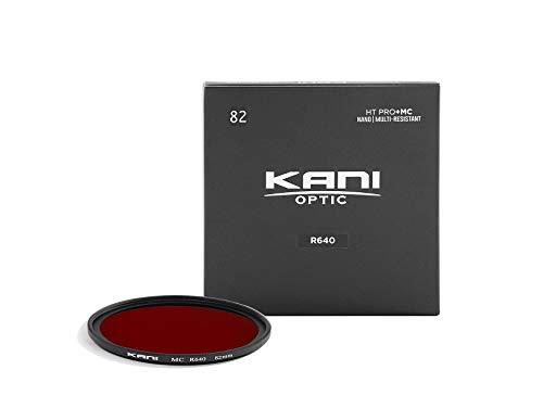 KANI 82mm 近赤外線透過フィルター MC R640 星雲撮影用 近赤外線撮影 低反射 撥水 撥油 防汚 ナノコーティング 805188