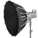 NEEWER 65cmソフトボックス ライトボックス クイックセットアップ クイック折りたたみ ディフューザー/ハニカムグリッド/バッグ付き Bowensマウン...