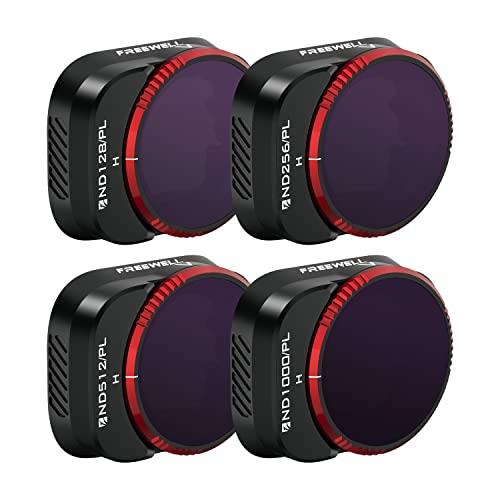 Freewell ND128/PL, ND256/PL, ND512/PL, ND1000/PL 4Pack Filters Compatible with Mini 3 Pro/Mini 3 Freewell ND128/PL, ND256/PL, ND512/PL, ND1000/PL 4Pack Filters Compatible with Mini 3 Pro/Mini 3