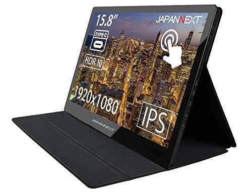 JAPANNEXT 15.8型タッチ対応 フルHD モバイルモニター JN-MD-IPS158TFHDR USB Type-C microHDMI