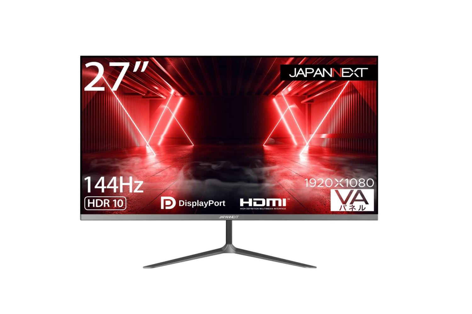 JAPANNEXT JN-VG27144FHDR [27インチ 144Hz HDR対応 フルHDゲーミングモニター]