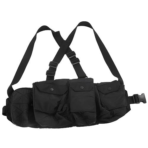 調節可能なストラップ、大容量、複数のポケット、カスタマイズ可能な構成を備えた防水カメラバッグ - ブラック