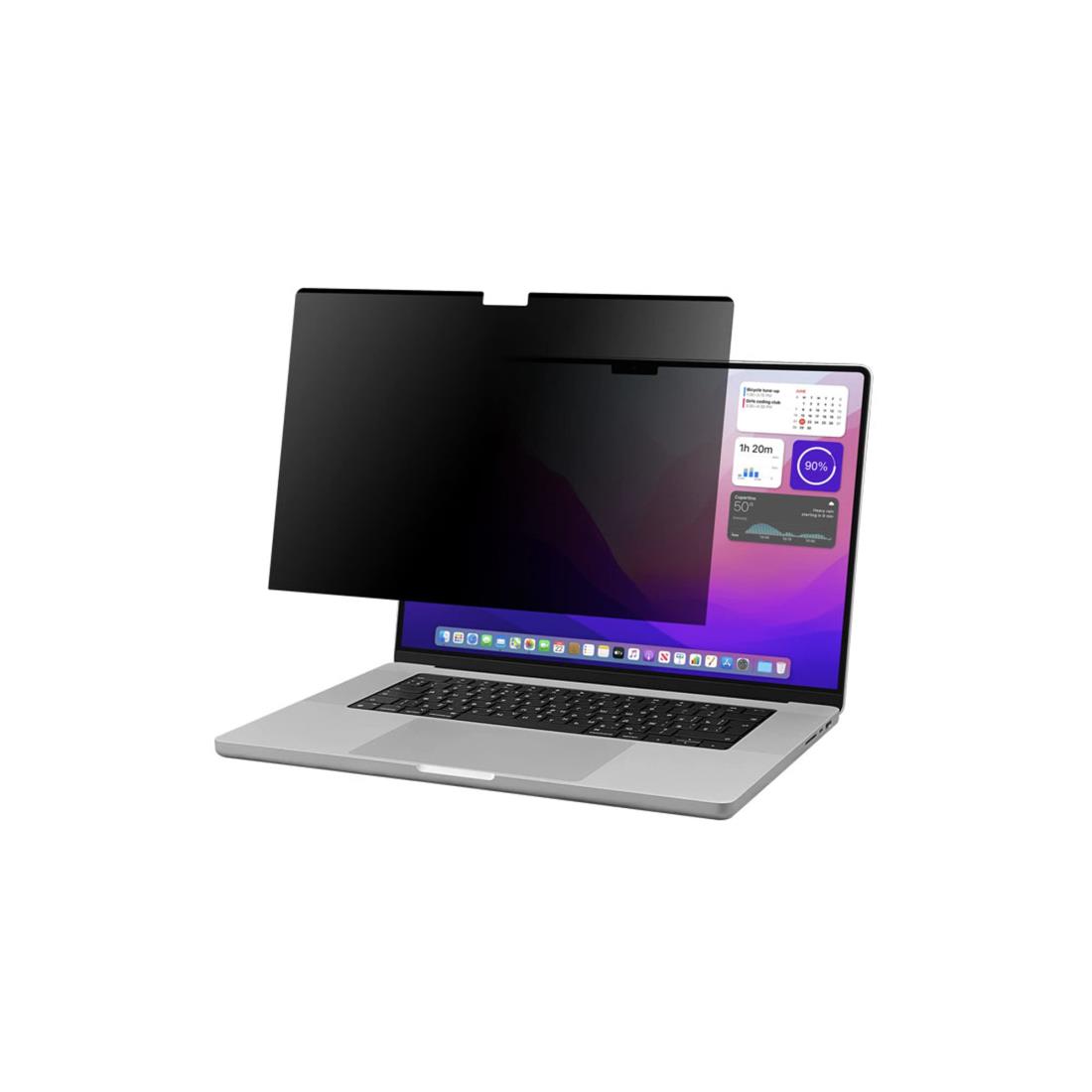 (株)ユニーク MacGuard マグネット式プライバシーフィルム MacbookAir 13.6インチ用 覗き見防止 ノングレア・グレア2Way MBG136PF