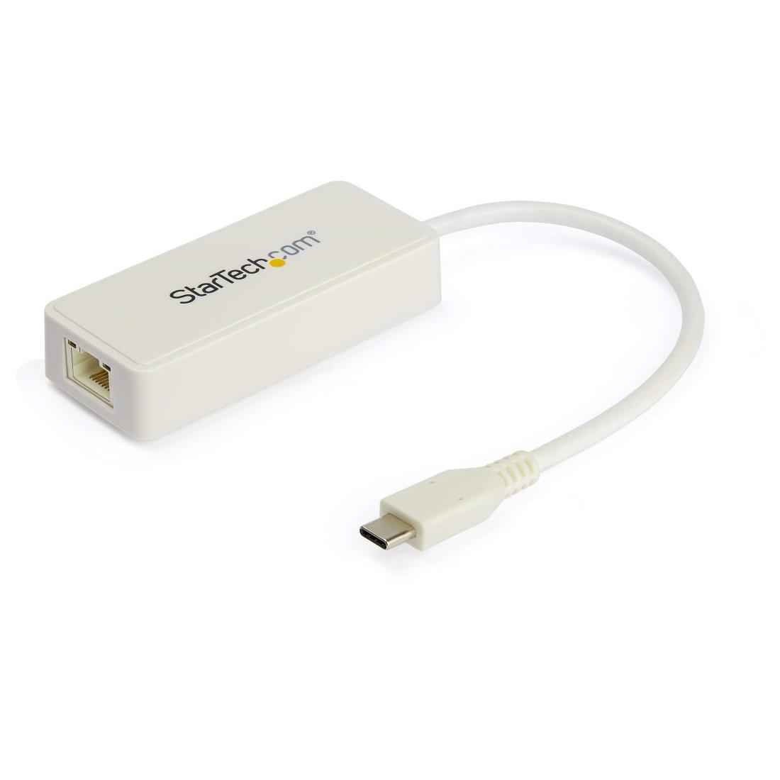 StarTech.com LANアダプター/USB-C/1x RJ45/10/100/1000 Mbps/ホワイト