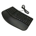 エルゴノミクスキーボード USB有線分割キーボード Palm対応 US英語配列 87キー ビジネス向け(2)