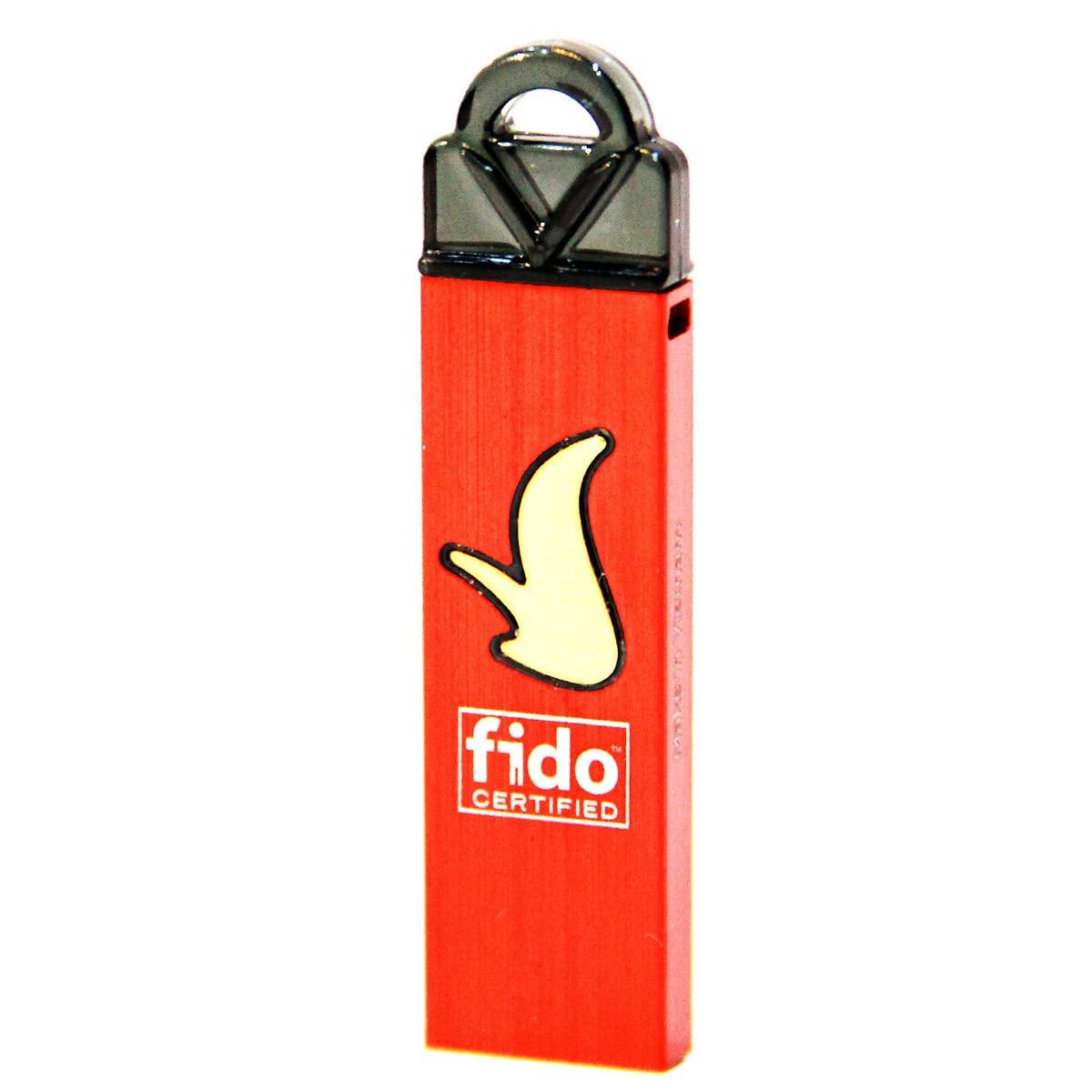 VinCSS FIDO2 Touch1 FIDOセキュリティキー FIDO2/U2F/多要素認証/二要素認証/USB Type-A (Red)