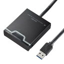 サンワサプライ USB3.0 SDカードリーダー SDXCメモリーカード対応スロット×1 Windows&Mac両対応 バスパワー ADR-3SDUBK(2)