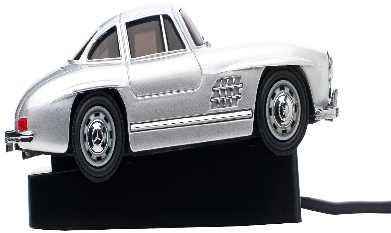 CLICK CAR MOUSE(クリックカーマウス) 無線マウス(電池式) Mercedes 300SLOldtimer(メルセデスベンツ300SLオールドタイマー) シルバー 660479