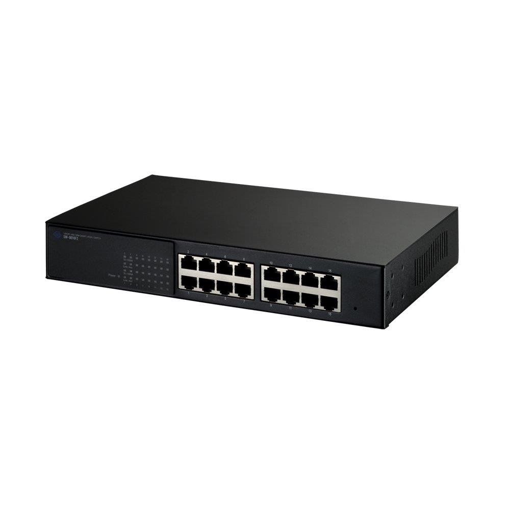 PLANEX 16ポート 10/100 WEBスマートスイッチ SW-0016F2