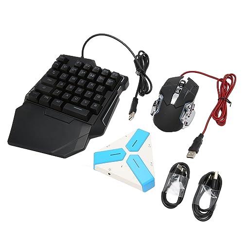 携帯電話からキーボードとマウスへのコンバータセット、モバイルゲーム用、携帯電話用キーボード/マウスアダプター、PUBG、リーグ・オブ・レジェンドと互換性あり 携帯電話からキーボードとマウスへのコンバータセット、モバイルゲーム用、携帯電話用キーボード/マウスアダプター、PUBG、リーグ・オブ・レジェンドと互換性あり
