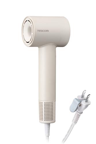 テスコム ヘアドライヤー I字型 マイナスイオン 軽量 コンパクト 冷温風 静音 ラク抜きプラグ ベージュ TD760A-C テスコム ヘアドライヤー I字型 マイナスイオン 軽量 コンパクト 冷温風 静音 ラク抜きプラグ ベージュ TD760A-C
