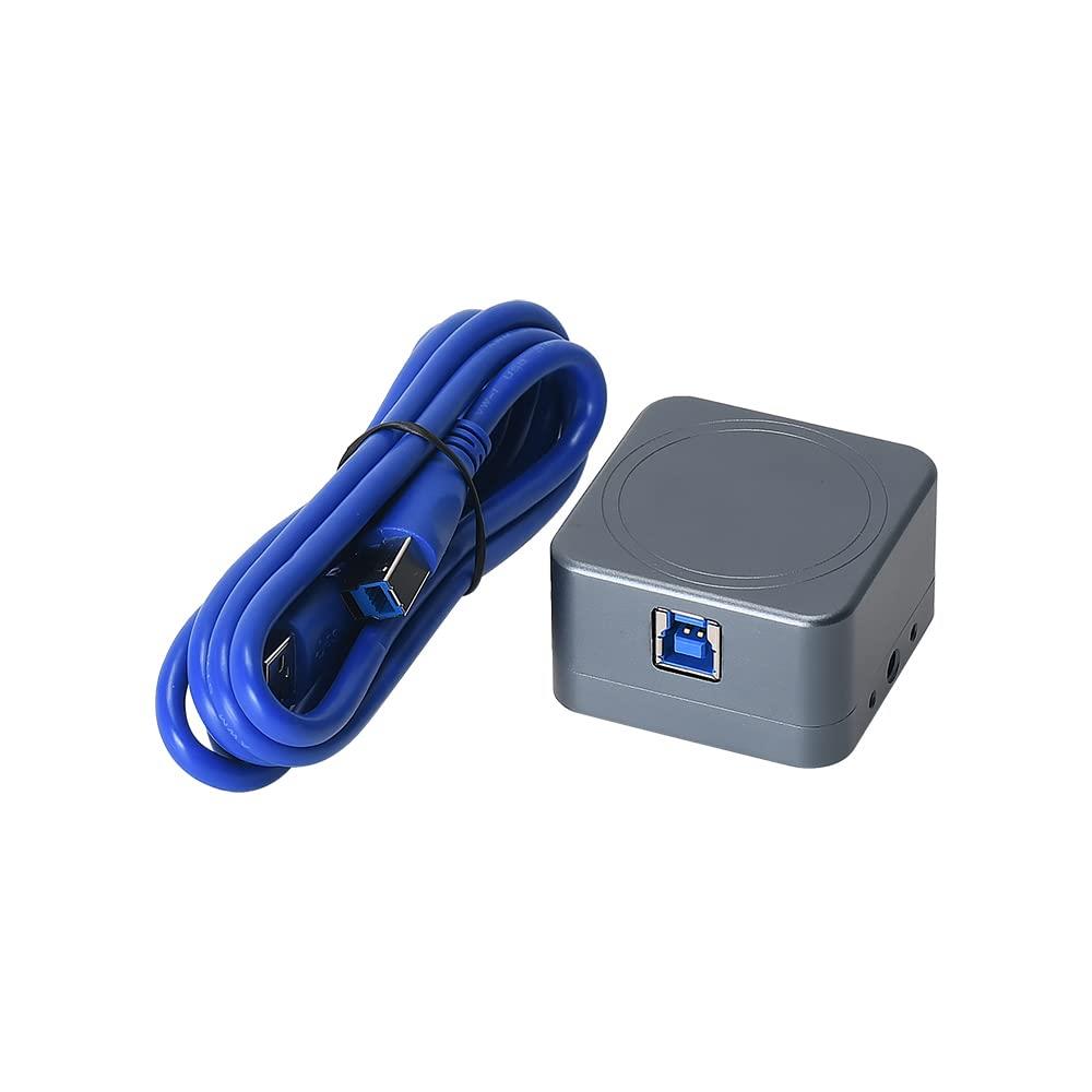 HAYEAR 8MP 1/1.8" センサー 4K USB 産業カメラ デジタル接眼レンズの顕微鏡（黒および灰色選択でき） ..
