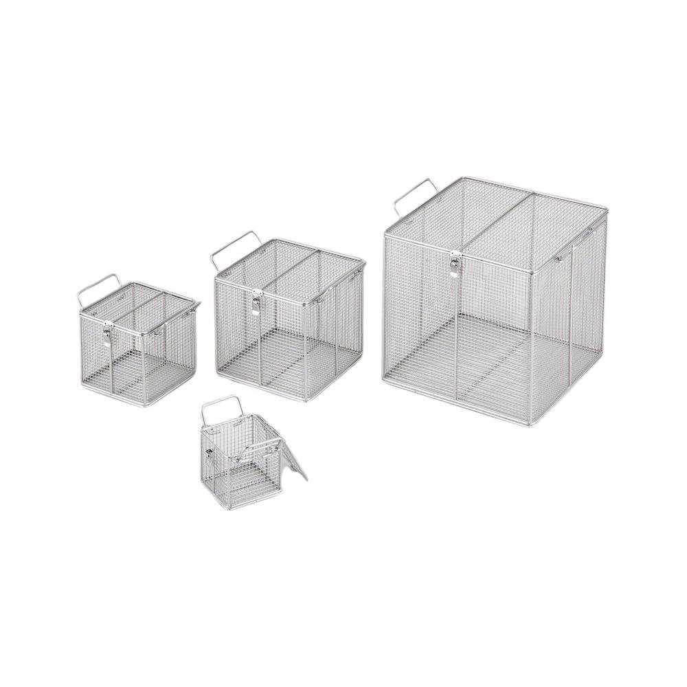 アズワン フタ付バスケット 持ち手付 300×300×300mm