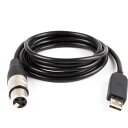 Usangreen USB - DMXcontrol インターフェイスアダプター LED DMX512 RS485 XLR コネクター Raspberry PI コンバーター 信号レベル コンピューター PC ステージ ライティング コントローラケーブル (16.6フィート)(2)