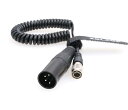 ZBLZGP XLR 4ピンオス→4ピンHirose オスコイル電源ケーブル サウンドデバイス用 688 664 Zoom F8(2)