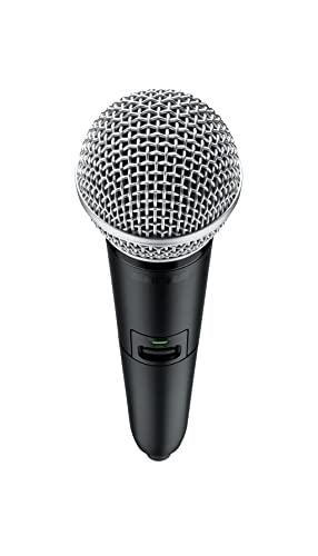 SHURE GLX-D2+/SM58ハンドヘルド型送信機 単品 買換・追加/2.4GHz 簡単・安定接続/最大17時間連続使用/最大60mの到達距離/GLX-D+ デジタルワイヤレスシステム【国内正規品】