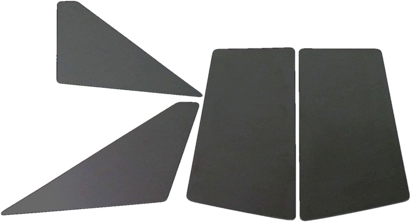 BRIGHTZ フェアレディZ Z33 超鏡面ブラックメッキピラーパネルカバー 4PC バイザー無し用 【 PIL－BLA－286 】