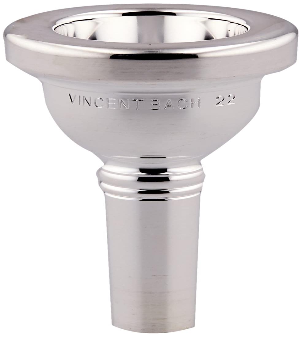 バック トロンボーン マウスピース 22 銀メッキ仕上げ (細管用)