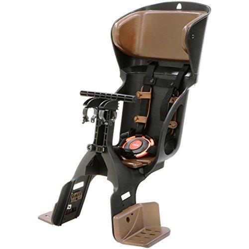 OGK技研 オージーケー技研 フロントベビーシート (FBCシリーズ) FBC-015DX (ヘッドレスト付カジュアルフロントベビーシート) 黒/茶 自転車用 黒・茶