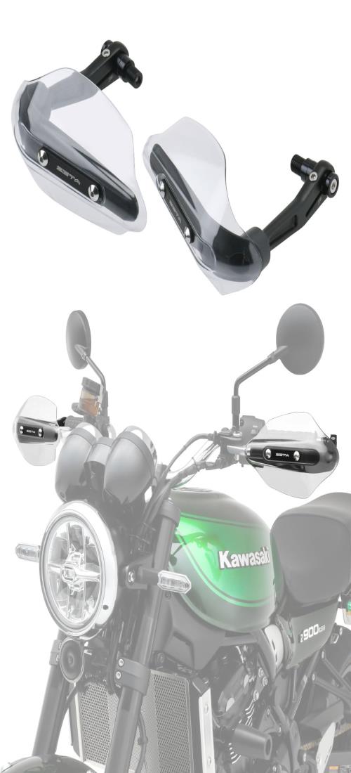 ジータレーシング(ZETA RACING) ソニックハンドガード PCキット M16/M8タイプ バーエンド取付け 防風 防寒 防雨 レバーガード 鍛造 ステンレスボルト ダートフリーク Dirtfreak F5633(旧品番:ZS72-2101)