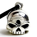 ハーレーダビッドソン Round Willie G Skull Ride Bell シルバー バイクアクセサリ スカル Ride Bell ライダーベル ライド...