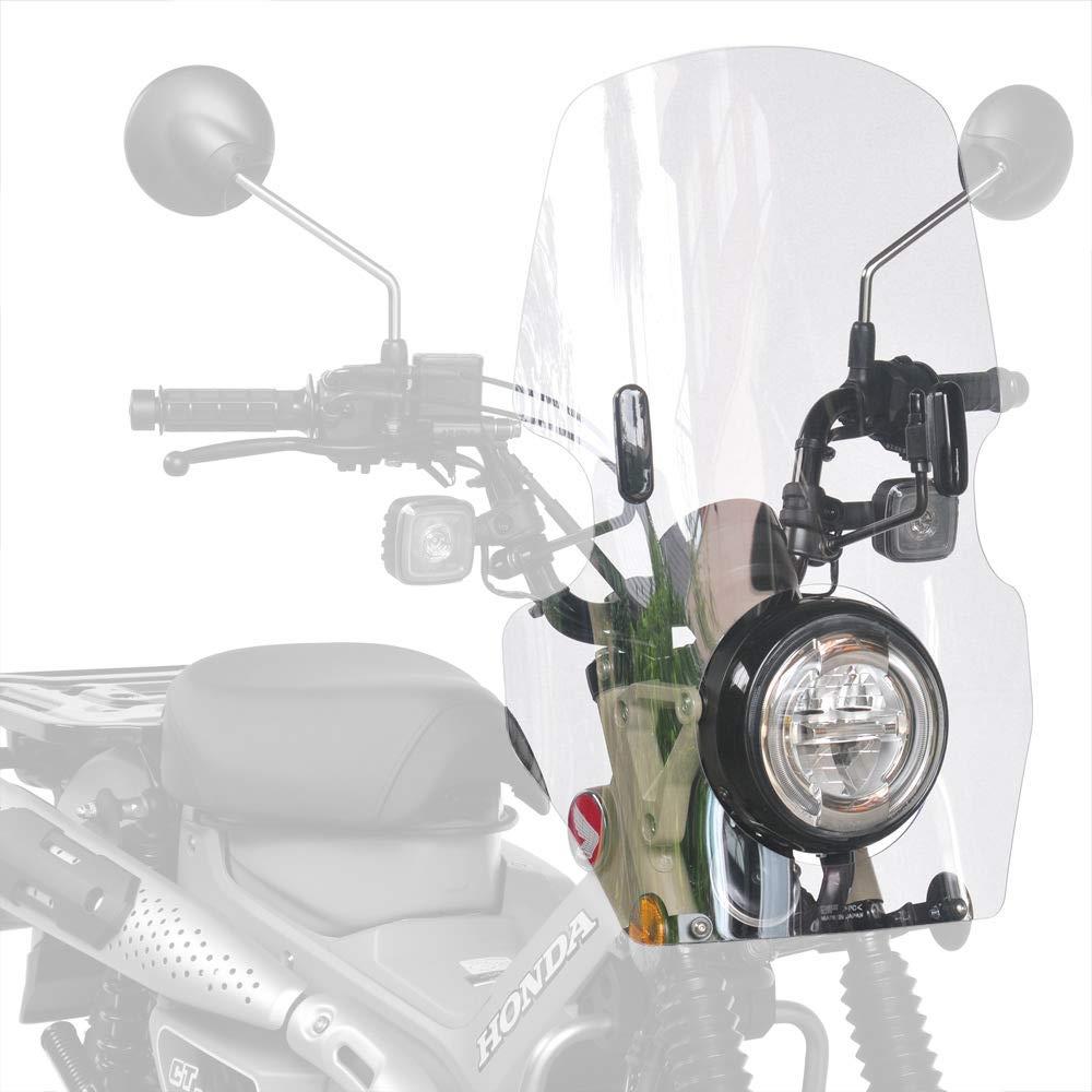 旭風防(AF ASAHI) ロングスクリーン ポリカーボネイト樹脂/日本製 CT125ハンターカブ(2BJ-JA55/'20-) クリア CT-03L