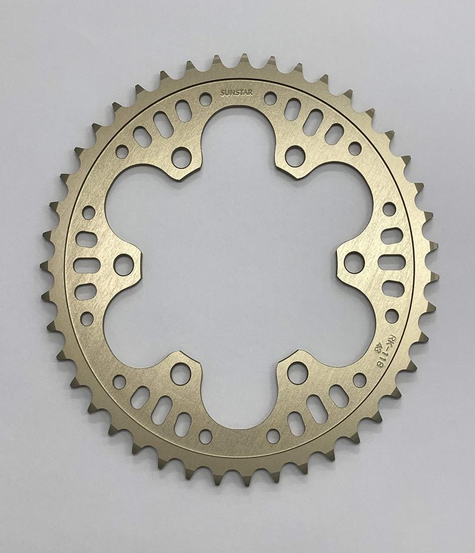 サンスター(SUNSTAR) リアスプロケット アルミ 520-43T Ninja250 RK-118-43