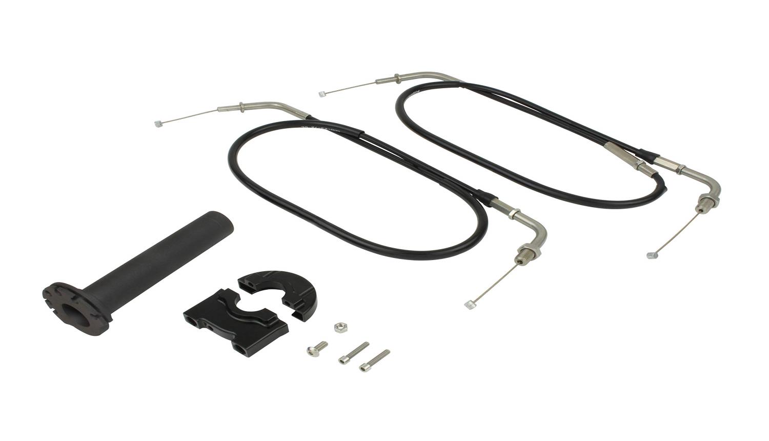 ポッシュ(POSH) バイク用品 コンパクトハイスロットルキット ブラック ZRX1200ダエグ 072678-K1