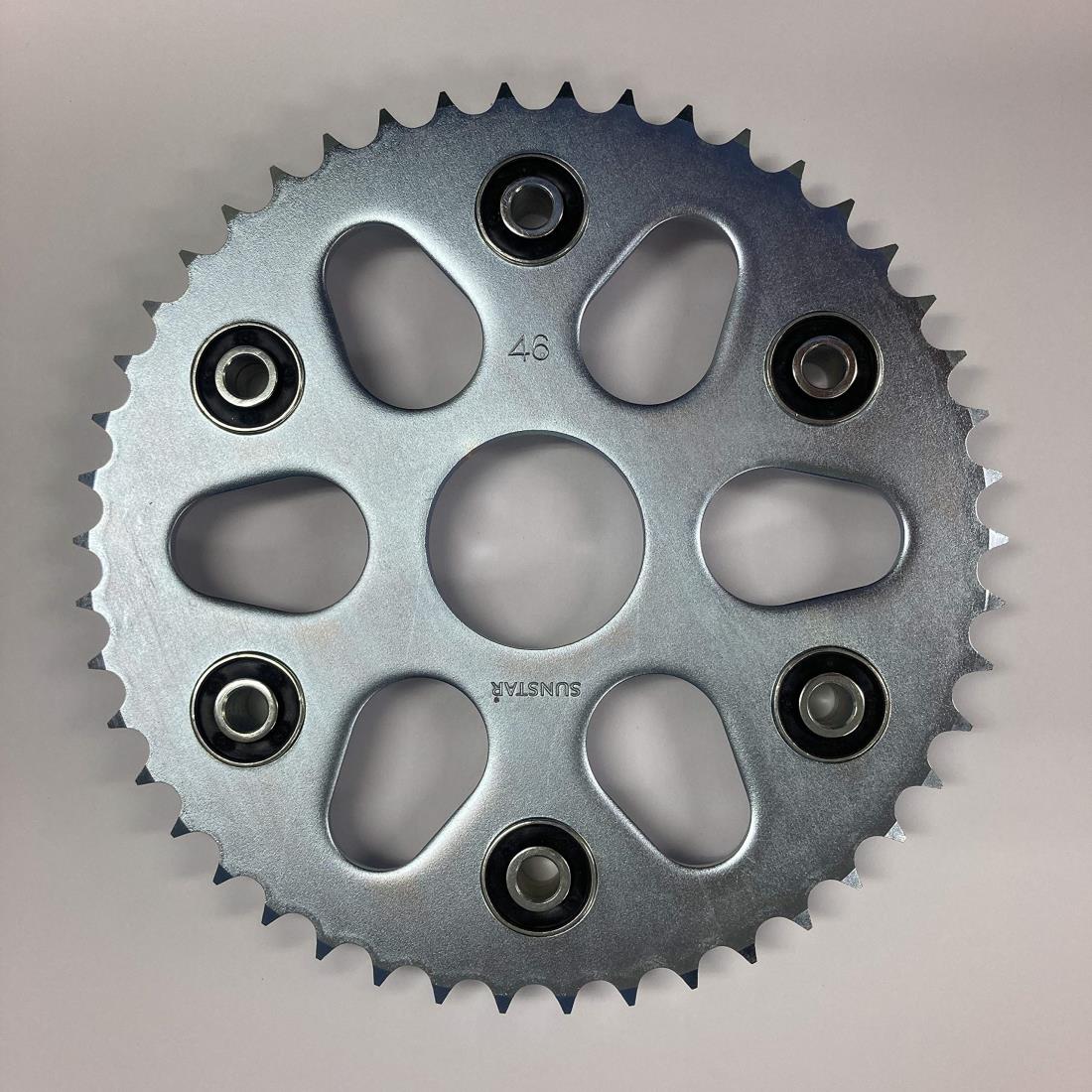 サンスター(SUNSTAR) リアスチールスプロケット 品番JY-006-46(428サイズ/46T) XT250X