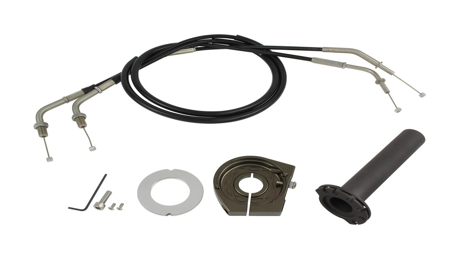 ポッシュ(POSH) バイク用品 スムーススリムライン ハイスロットルキット ゼファー400 | ゼファー400χ | ゼファー750 | ZRX400 | ZRX1100 | ZRX1200R/S | ZZR1100(D) チタン 031567-T1