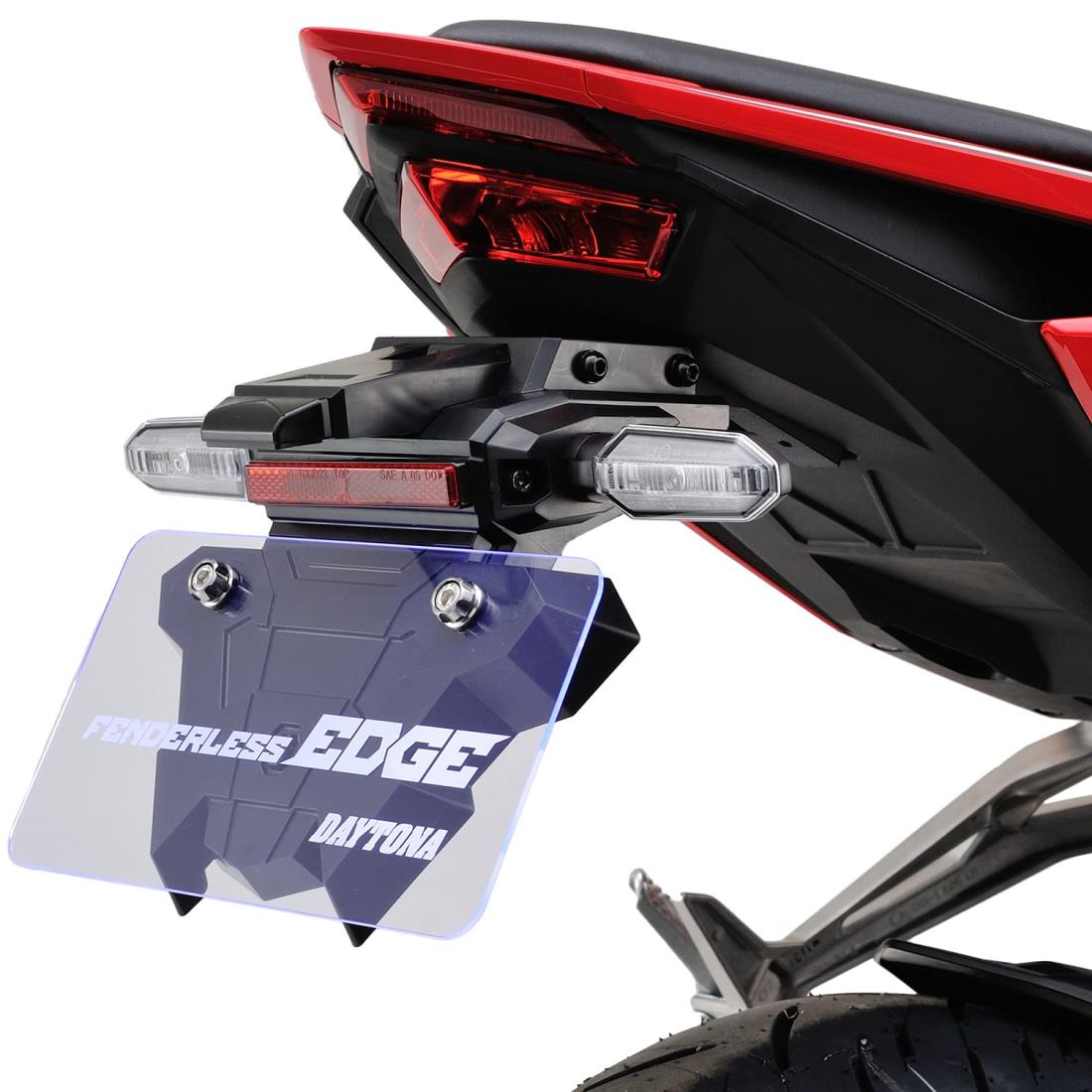 デイトナ(Daytona) バイク用 フェンダーレス CBR250RR(17-22) LEDライセンスランプ&リフレクター付属 フェンダーレスEDGE 25710 ブラック