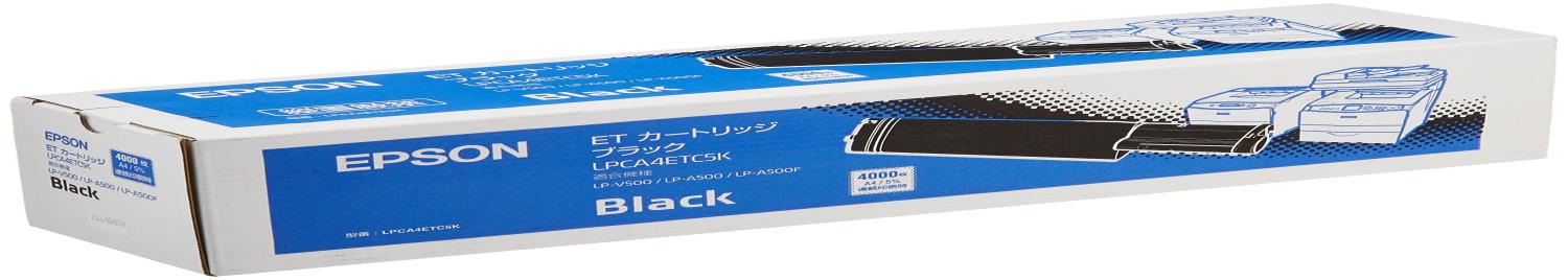 EPSON ETカートリッジ LPCA4ETC5K ブラック 4,000ページ LP-A500/A500F/V500用