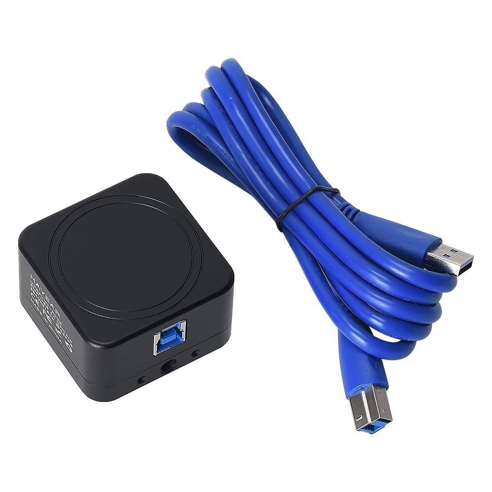 HAYEAR 8MP 1/1.8" センサー 4K USB 産業カメラ デジタル接眼レンズの顕微鏡（黒および灰色選択でき） ..