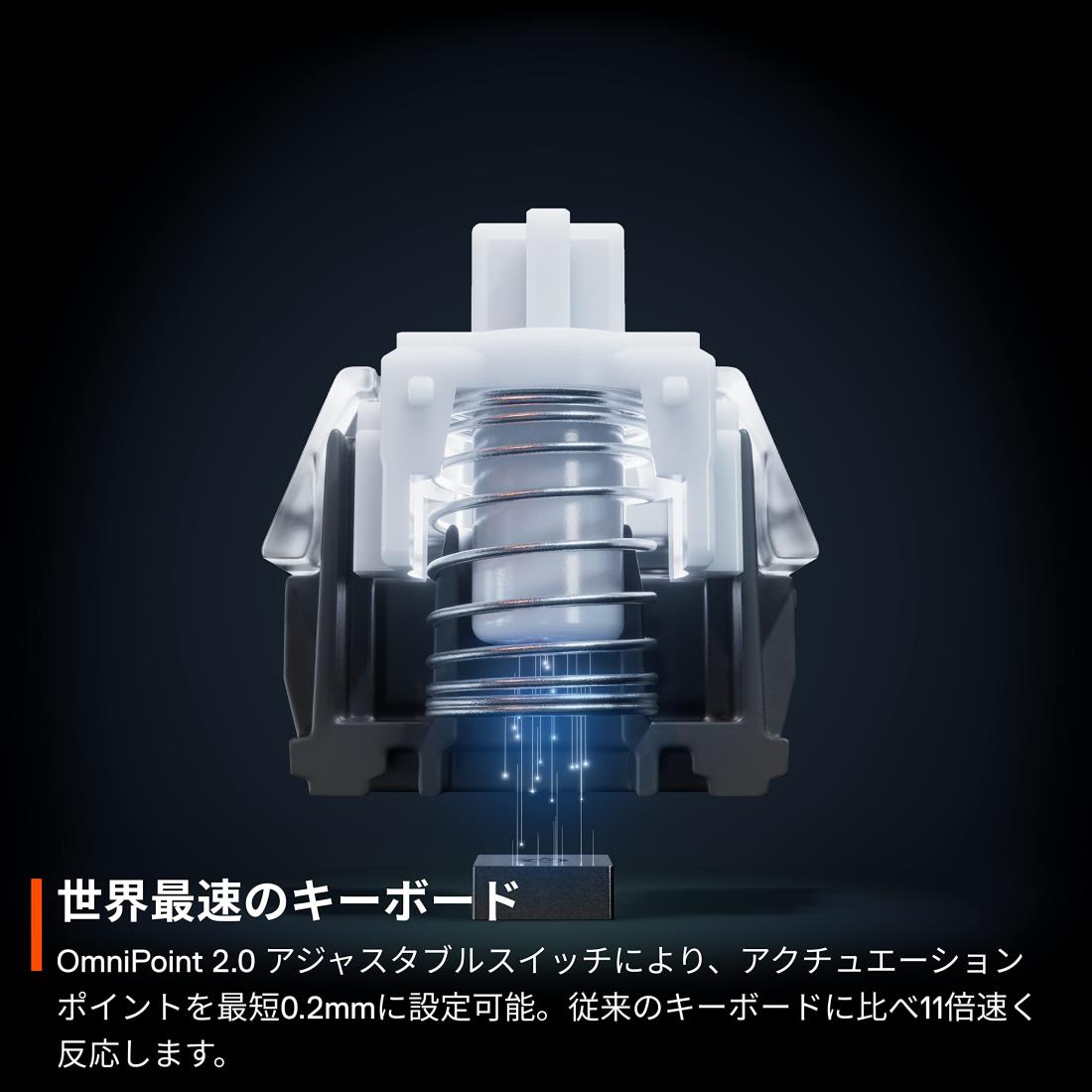 【整備済み品】SteelSeries ラピッドトリガー 搭載 ゲーミングキーボード ミニサイズ Apex Pro Mini JP 有線 日本語配列 OmniPointスイッチ 2ーinー1アクションキー 搭載 64825 ブラック