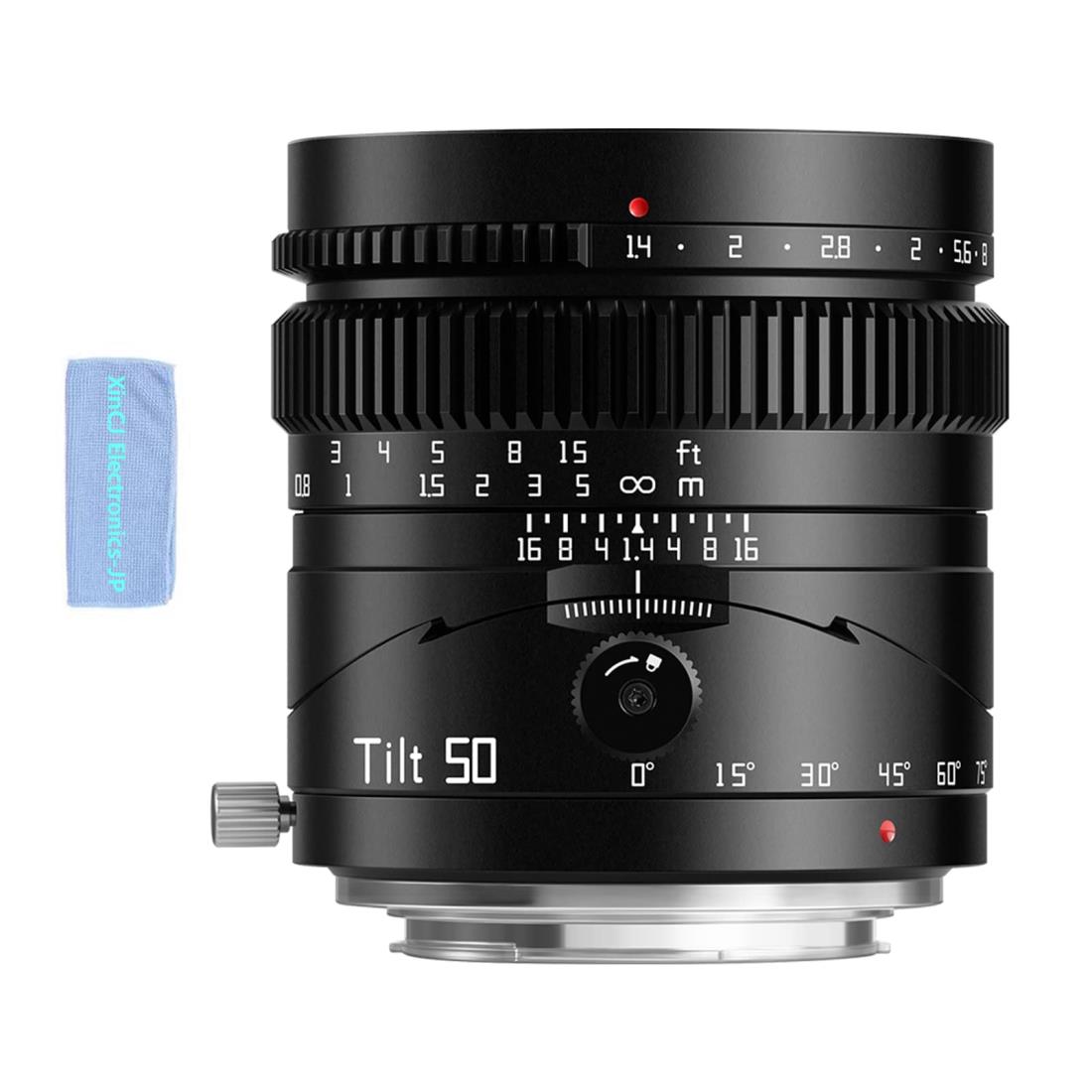 TTArtisan 50mm F1.4 Tilt チルトシフトマニュアルレンズ フルフレームポートレートレンズ ソニー E マウントミラーレスカメラ A7 A7ll A7III A7R A7RII A7RIII A7RIV A7S A7SII A7SIII A7C A9と互換性