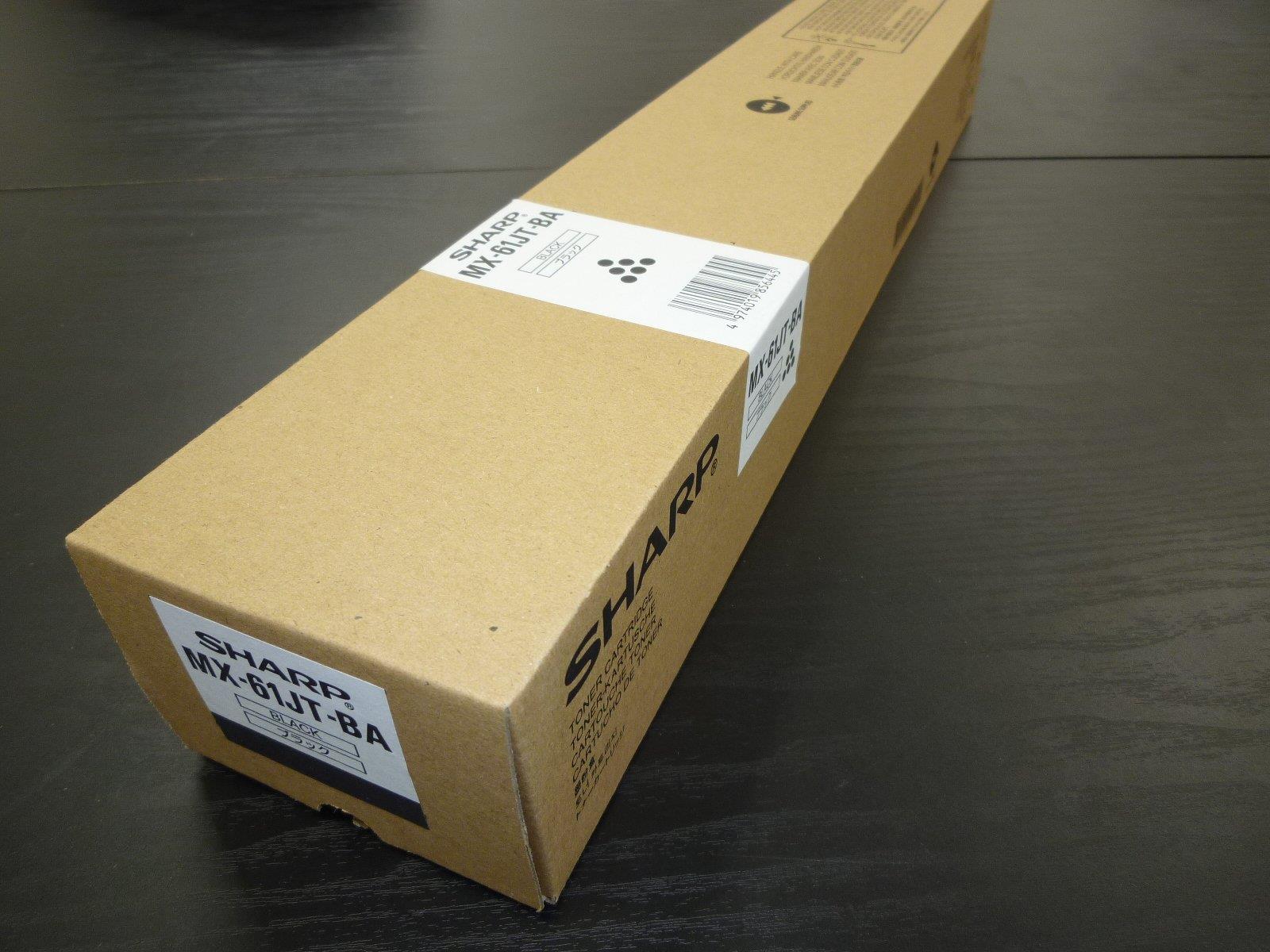 MX-61JT BA ブラック 2本セット純正新品(シャープ)(MX-6170FN／MX-6150FN／MX-5170FN／MX-5150FN／MX-4170FN／MX-4150FN／MX-3650FN／MX-3150FN／MX-2650FN)