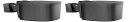 ynVISION.DESIGN 調節可能な壁取り付けブラケット Sonos One、One SL、Playに対応:スピーカー1台 | 2個パック | (ブラック)