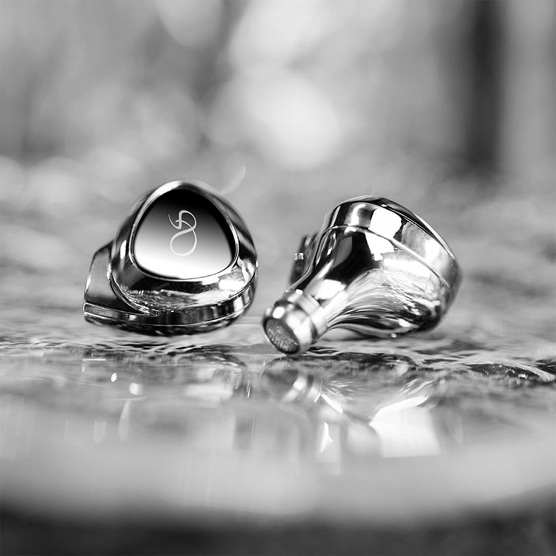 SHANLING SONO シャンリン ソーノ Earphones SILVER Newエントリーモデル 2DD＋1BA トリプルハイブリッドイヤホン 有線イヤホン インイヤー ダイナミック BAドライバー トリプル磁気回路 人間工学 小型 軽量 Hi-Fi【国内正規品】 (シルバー)