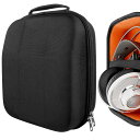 Geekria ケース Sheild ヘッドホンケース 互換性 ハードケース 旅行用 ハードシェルケース アーカーゲー AKG K 240, K 92, Q701, K 712 Pro, K 702, K 701, N90Q, K 553に対応 収納ポーチ付き (ブラック)(2)