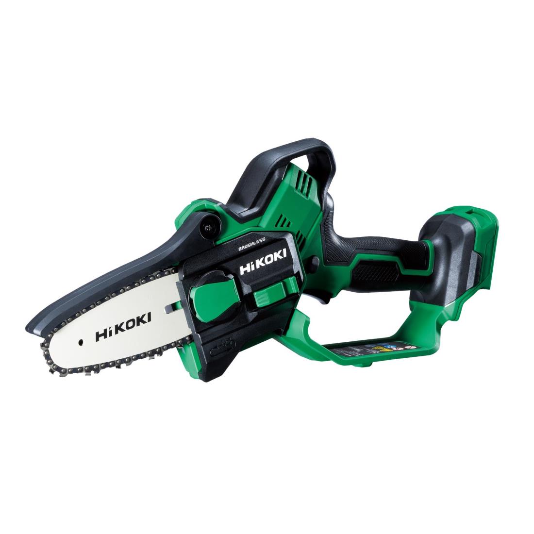 HiKOKI(ハイコーキ) 18V 充電式 ハンディ チェーンソー ミニチェンソー CS1810DD ガイドバー100mm 蓄電..